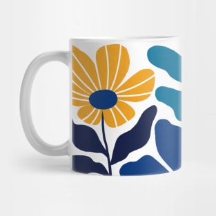 Matisse Inspired Abstract Contemporary Floral Mug